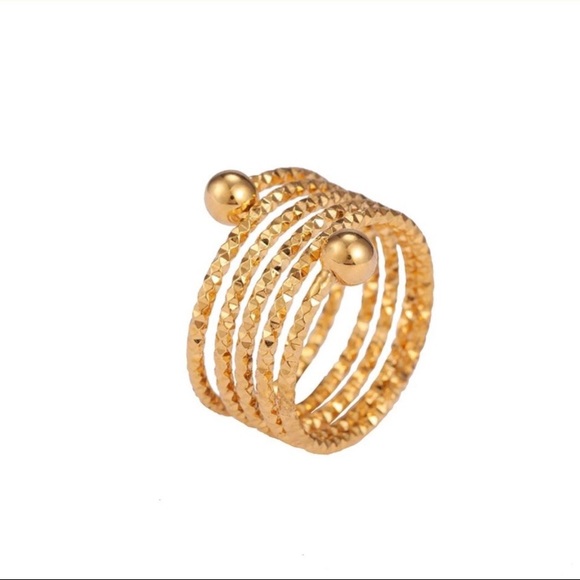 24K Yellow Gold Filled Extensible Original Ring - Picture 2 of 6